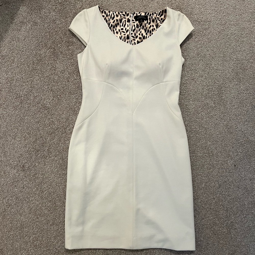 Tahari cap sleeve pencil dress